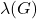 \lambda(G)